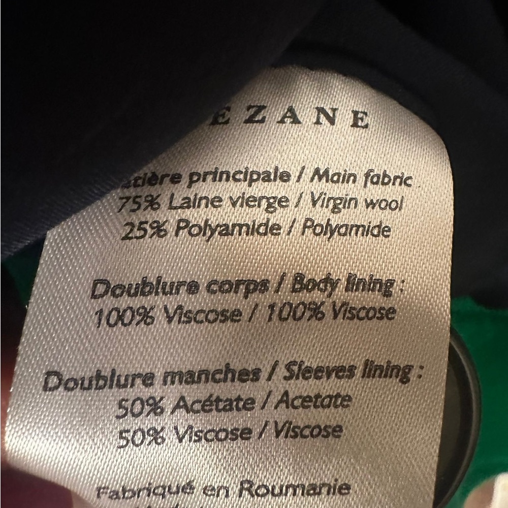 Sezane Erwann Jacket in Green Size S - Picture 9 of 10